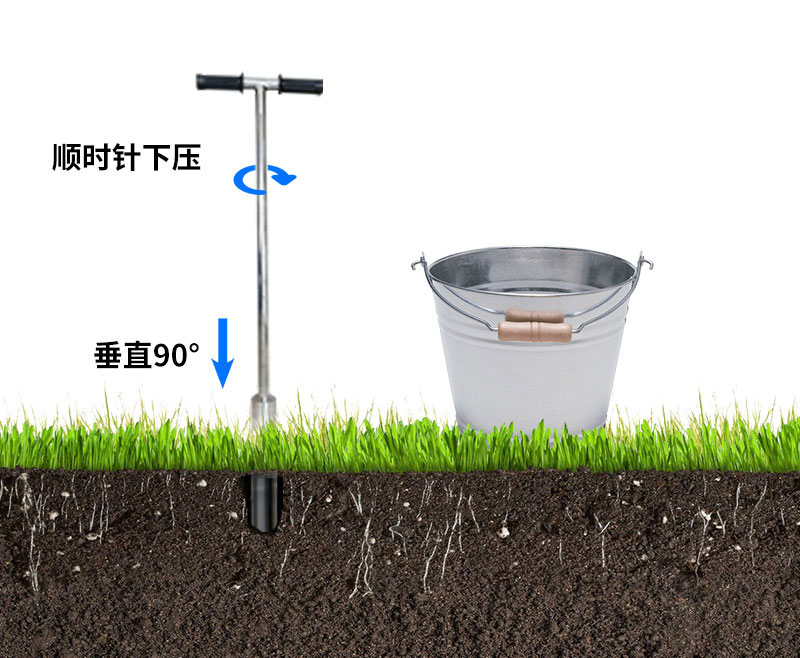 無線土壤墑情監(jiān)測(cè)系統(tǒng)安裝之鉆孔法