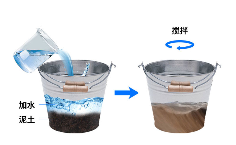 無線土壤墑情監(jiān)測(cè)系統(tǒng)安裝之倒入泥漿
